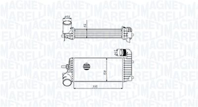 Charge Air Cooler MAGNETI MARELLI 351319205440