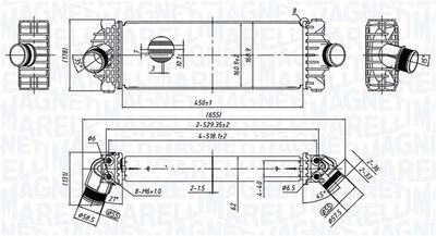 Charge Air Cooler MAGNETI MARELLI 351319206230