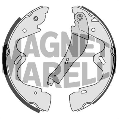 Brake Shoe MAGNETI MARELLI 360219198320