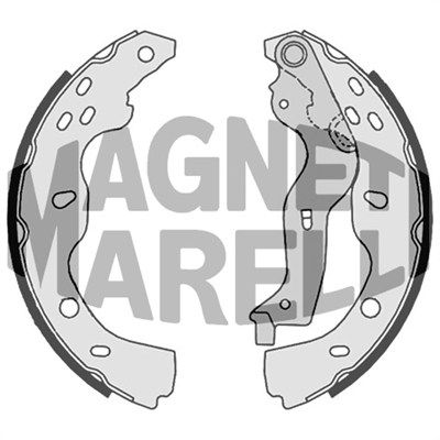 Brake Shoe MAGNETI MARELLI 360219198347