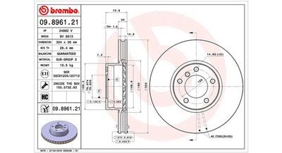 Brake Disc MAGNETI MARELLI 360406017201
