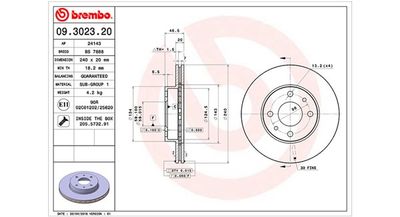 Brake Disc MAGNETI MARELLI 360406021200