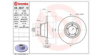 Brake Disc MAGNETI MARELLI 360406024400