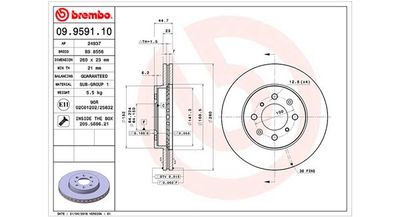 Brake Disc MAGNETI MARELLI 360406028400