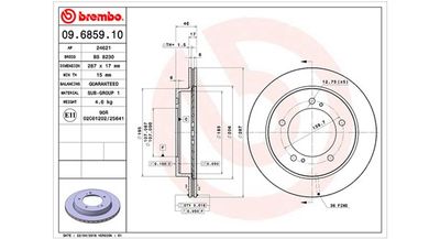 Brake Disc MAGNETI MARELLI 360406046100