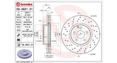 Brake Disc MAGNETI MARELLI 360406109101