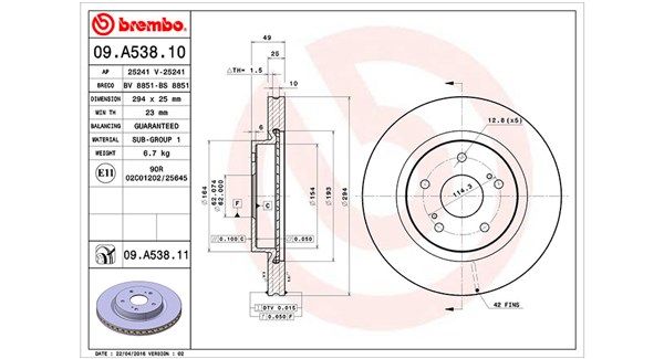 MAGNETI MARELLI 360406110600 Brake Disc