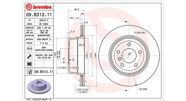 MAGNETI MARELLI 360406112601 Brake Disc