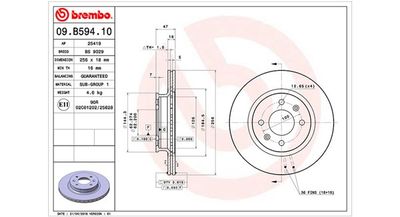 Brake Disc MAGNETI MARELLI 360406114000