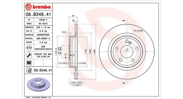MAGNETI MARELLI 360406114101 Brake Disc