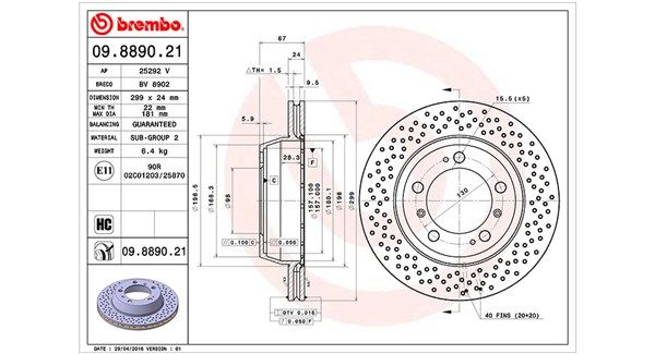 MAGNETI MARELLI 360406125001 Brake Disc