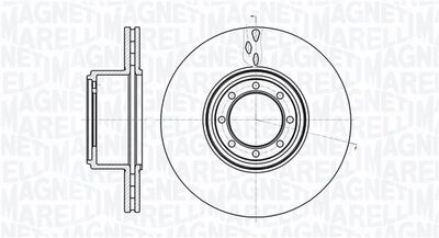 Brake Disc MAGNETI MARELLI 361302040488