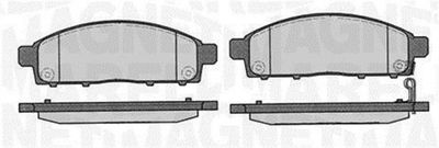 Brake Pad Set, disc brake MAGNETI MARELLI 363916060337