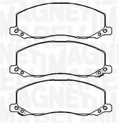 MAGNETI MARELLI 363916060363 Brake Pad Set, disc brake