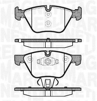 MAGNETI MARELLI 363916060507 Brake Pad Set, disc brake