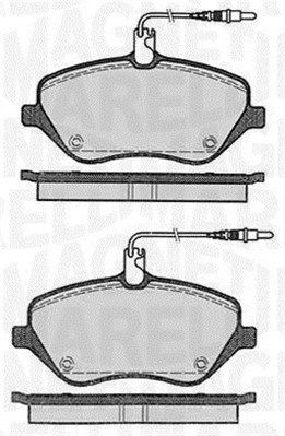 MAGNETI MARELLI 363916060615 Brake Pad Set, disc brake