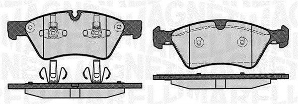 MAGNETI MARELLI 363916060639 Brake Pad Set, disc brake