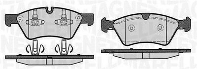 Brake Pad Set, disc brake MAGNETI MARELLI 363916060639
