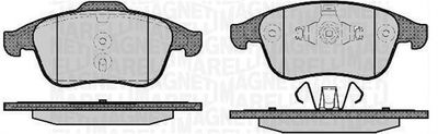 Brake Pad Set, disc brake MAGNETI MARELLI 363916060672