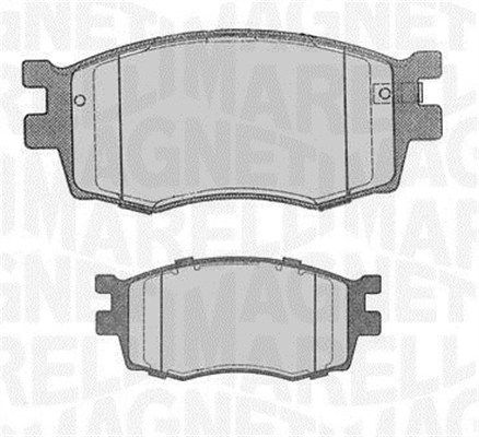 MAGNETI MARELLI 363916060698 Brake Pad Set, disc brake
