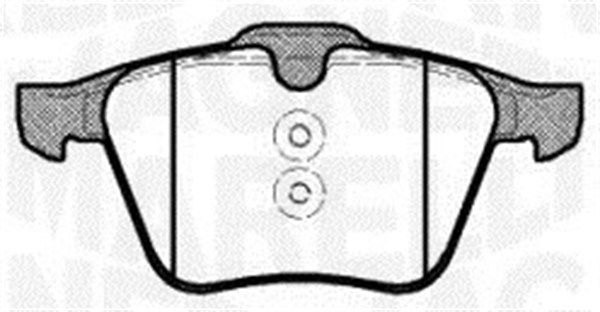 MAGNETI MARELLI 363916060797 Brake Pad Set, disc brake