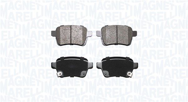 MAGNETI MARELLI 363916060879 Brake Pad Set, disc brake