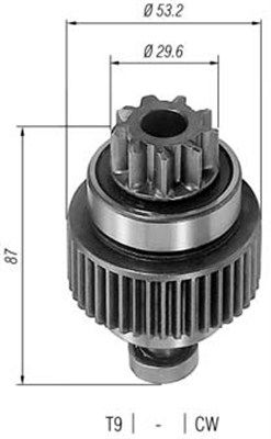 MAGNETI MARELLI 940113020224 Pinion, starter