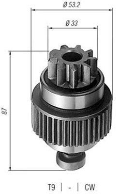MAGNETI MARELLI 940113020250 Pinion, starter