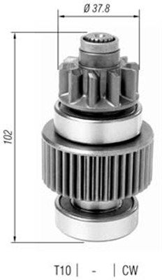 MAGNETI MARELLI 940113020383 Pinion, starter