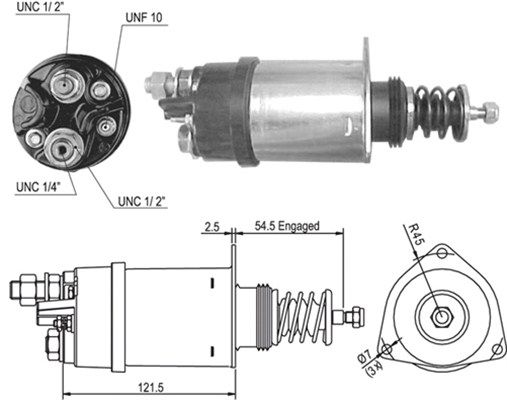 MAGNETI MARELLI 940113050006 Solenoid Switch, starter