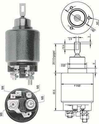 MAGNETI MARELLI 940113050124 Solenoid Switch, starter