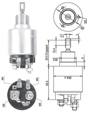 MAGNETI MARELLI 940113050133 Solenoid Switch, starter