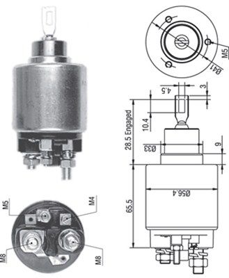 MAGNETI MARELLI 940113050268 Solenoid Switch, starter