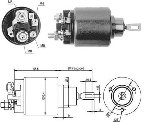 MAGNETI MARELLI 940113050434 Solenoid Switch, starter