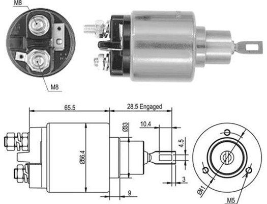 MAGNETI MARELLI 940113050435 Solenoid Switch, starter