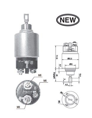 MAGNETI MARELLI 940113050543 Solenoid Switch, starter