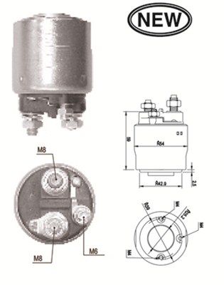 MAGNETI MARELLI 940113050562 Solenoid Switch, starter