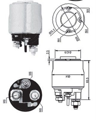 MAGNETI MARELLI 940113050570 Solenoid Switch, starter