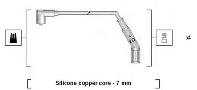 Ignition Cable Kit MAGNETI MARELLI 941065060542