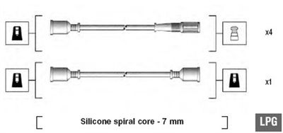 Ignition Cable Kit MAGNETI MARELLI 941095340585