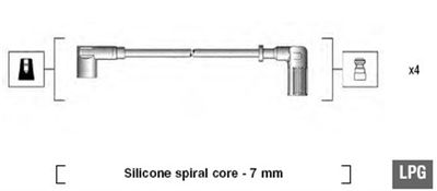 Ignition Cable Kit MAGNETI MARELLI 941095680607