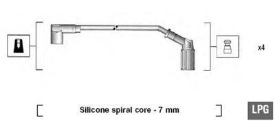 Ignition Cable Kit MAGNETI MARELLI 941095700609
