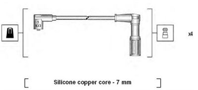 Ignition Cable Kit MAGNETI MARELLI 941095760614