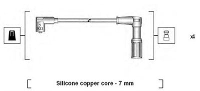 Ignition Cable Kit MAGNETI MARELLI 941095770615