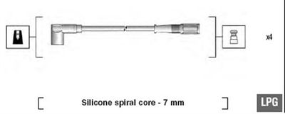 Ignition Cable Kit MAGNETI MARELLI 941095780616