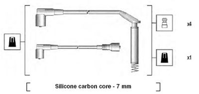 Ignition Cable Kit MAGNETI MARELLI 941125150669
