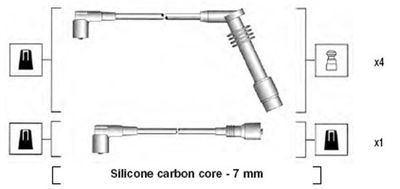Ignition Cable Kit MAGNETI MARELLI 941125380688
