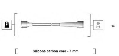 Ignition Cable Kit MAGNETI MARELLI 941145430740