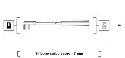 Ignition Cable Kit MAGNETI MARELLI 941295050877