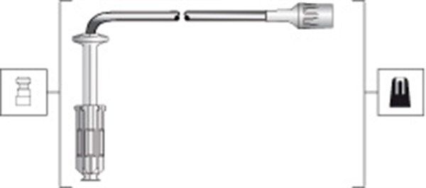 MAGNETI MARELLI 941318111284 Ignition Cable Kit